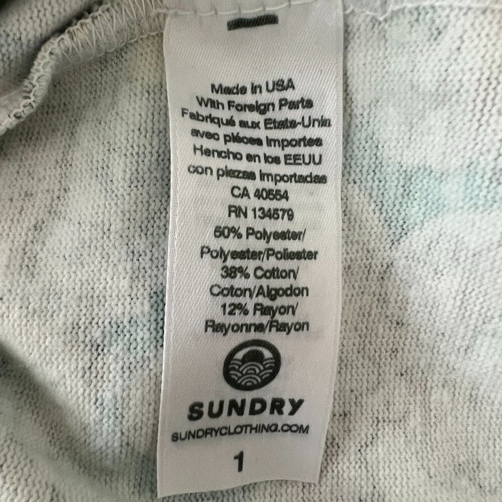 Sundry Women's Paisley Print Pullover Sweatshirt Size S - Picture 5 of 6